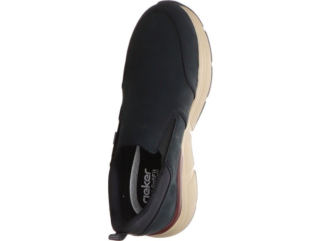 RIEKER Freizeit Schnürer blau HWK Herren Halbschuhe