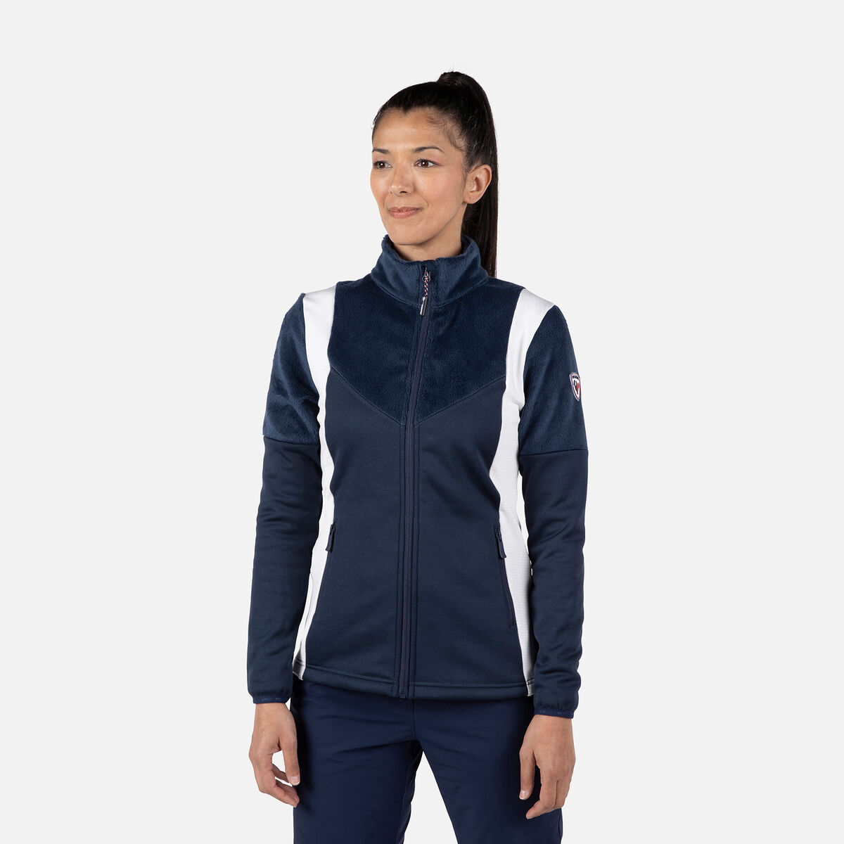 Damenfleecejacke mit durchgehendem Reißverschluss Diretta