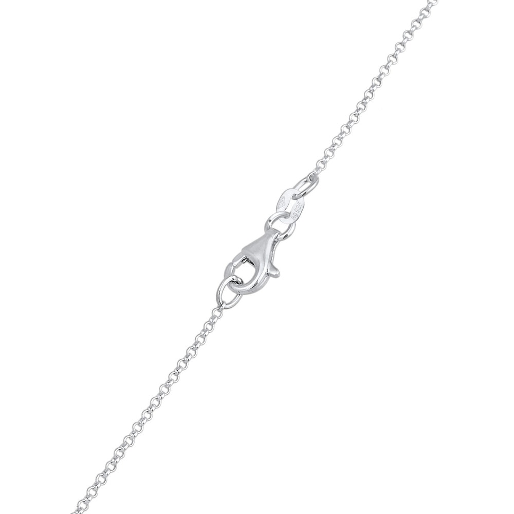 Elli Elli Collier Femmes pendentif solitaire étincelant avec cristaux en argent sterli collier