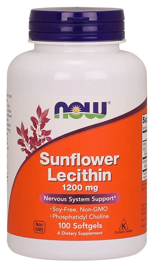 Now Foods kapsule suncokretovog lecitina 1200 mg