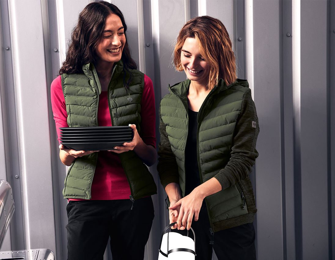 Hybrid Kapuzenstrickjacke e.s.motion ten, Damen