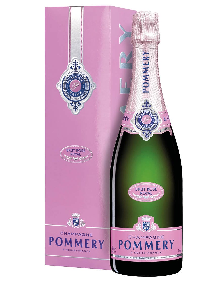 Champagne Brut Rosé AOC Royal Pommery 0,75 ℓ, En Étui