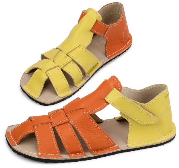 ZeaZoo ~ Sandale Marlin ~ Gelb/Orange