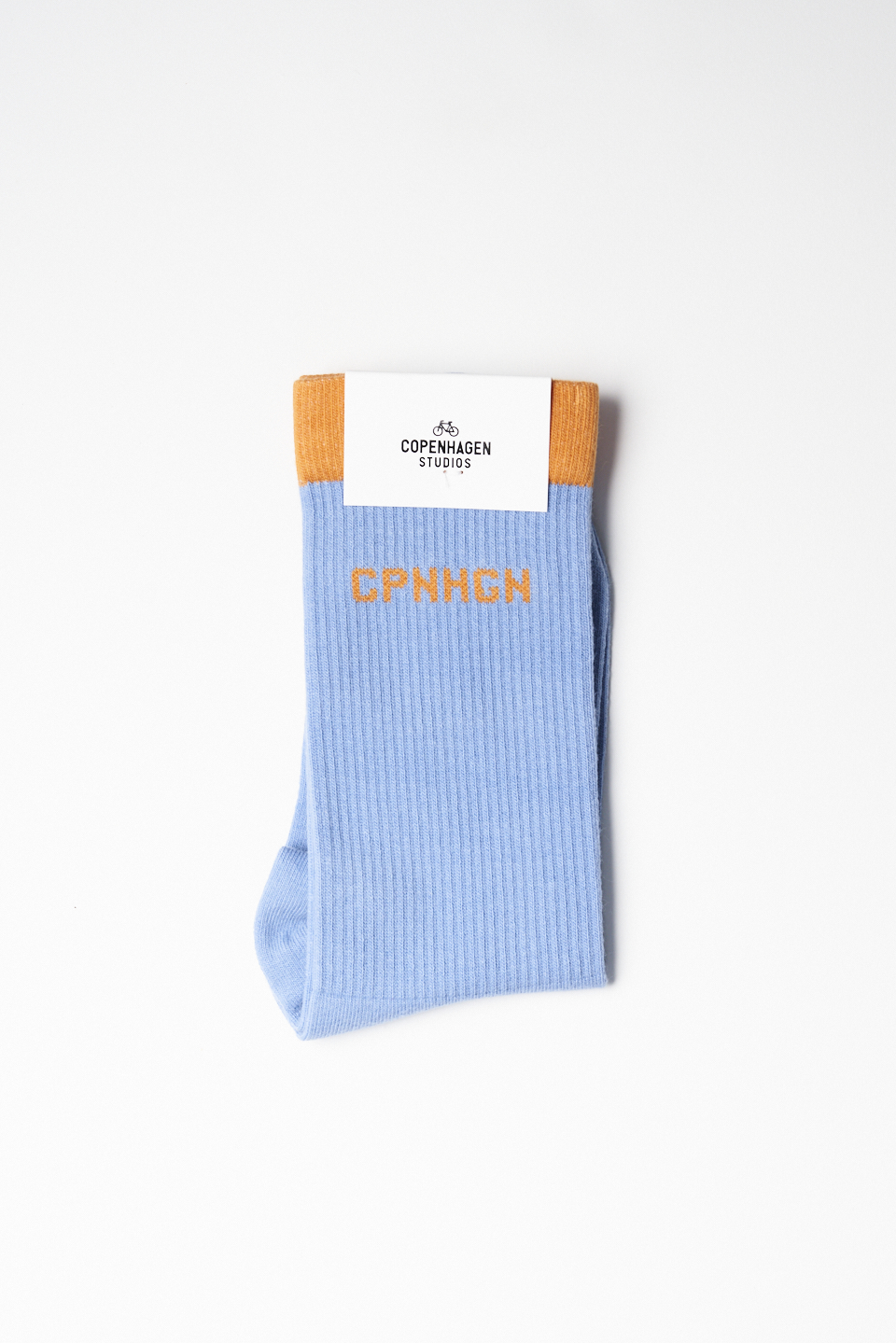 CPH SOCKS 2 cotton blend light blue/orange