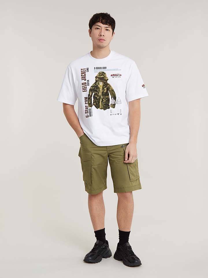 G-Star Cargobermudas in Khaki günstig kaufen
