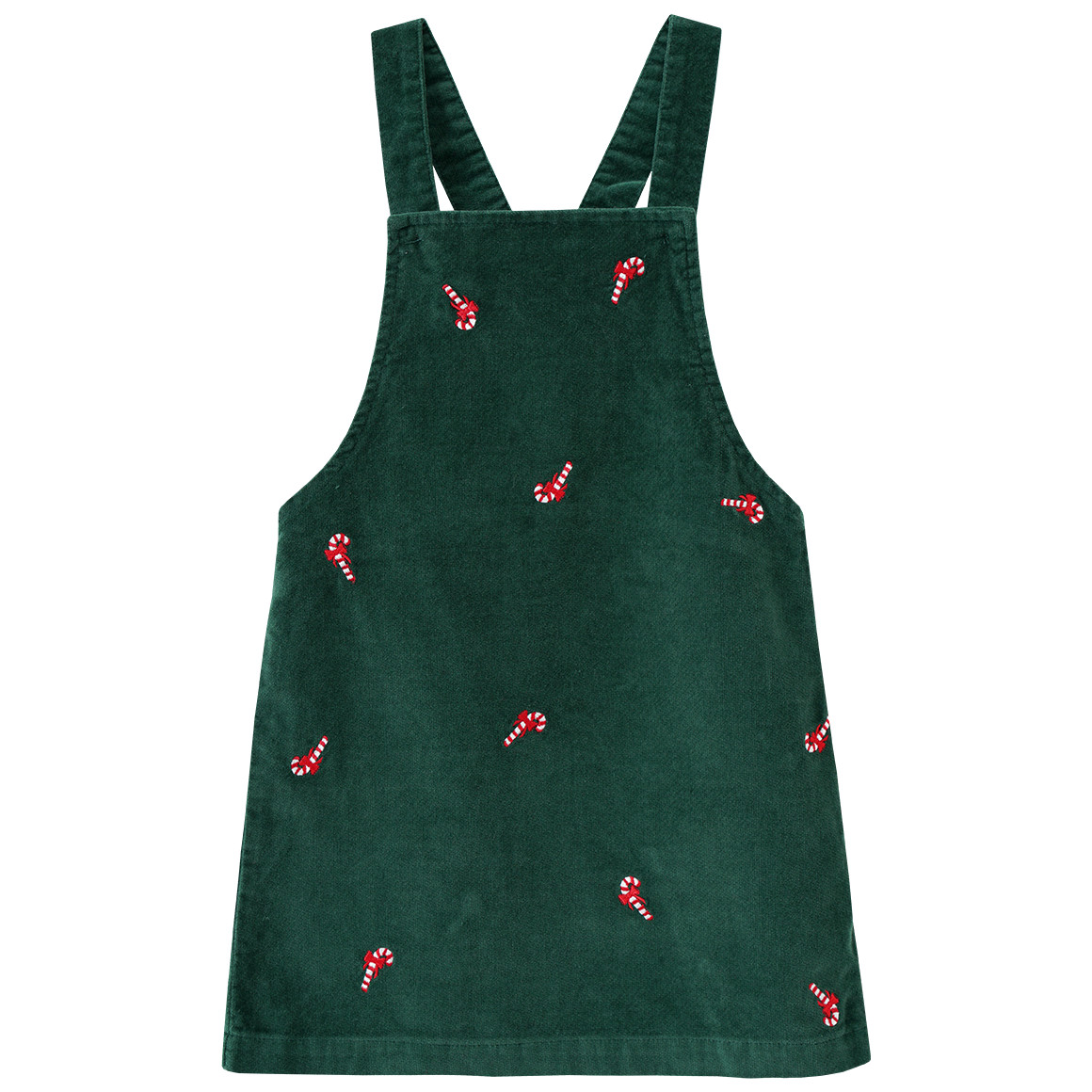 Mädchen Weihnachtskleid und Langarmshirt dunkelgrün / rot