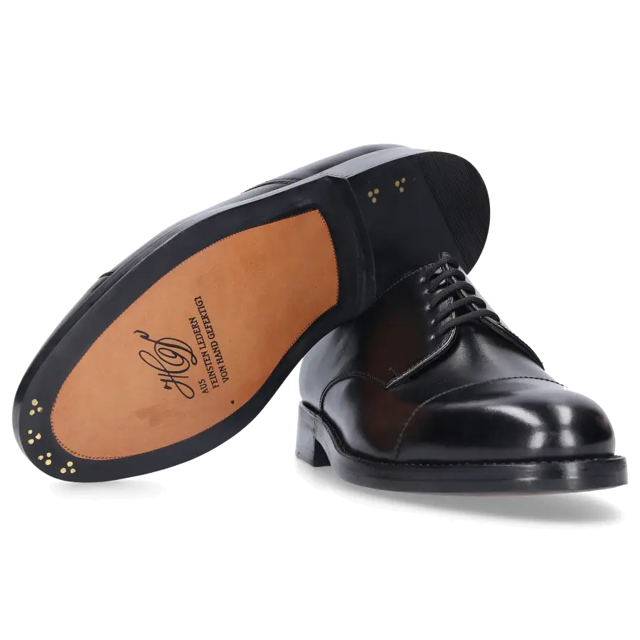 Heinrich Dinkelacker - Businessschuhe Derby 6022 1045 Kalbsleder - schwarz