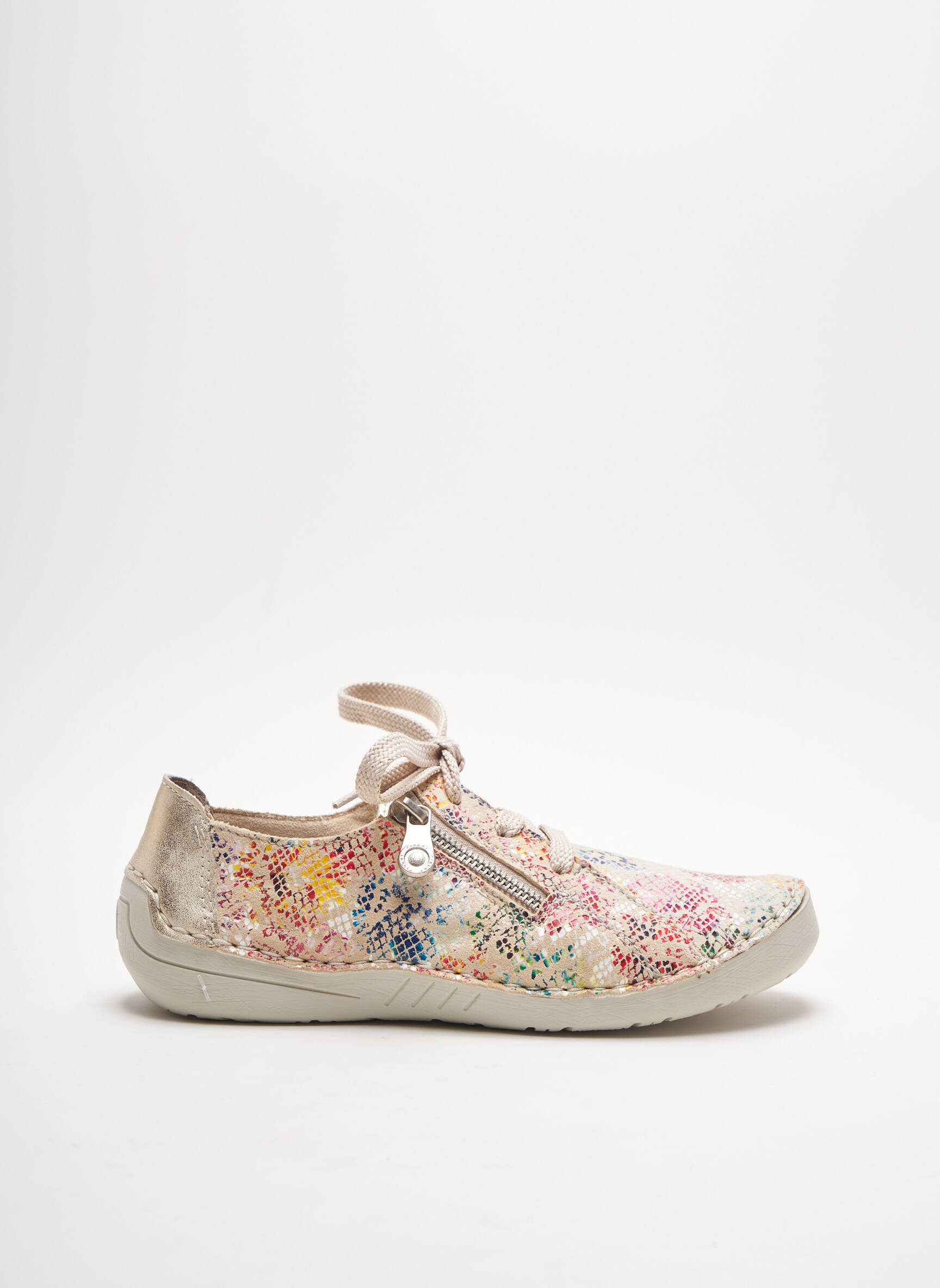 Rieker Baskets Femme couleur beige