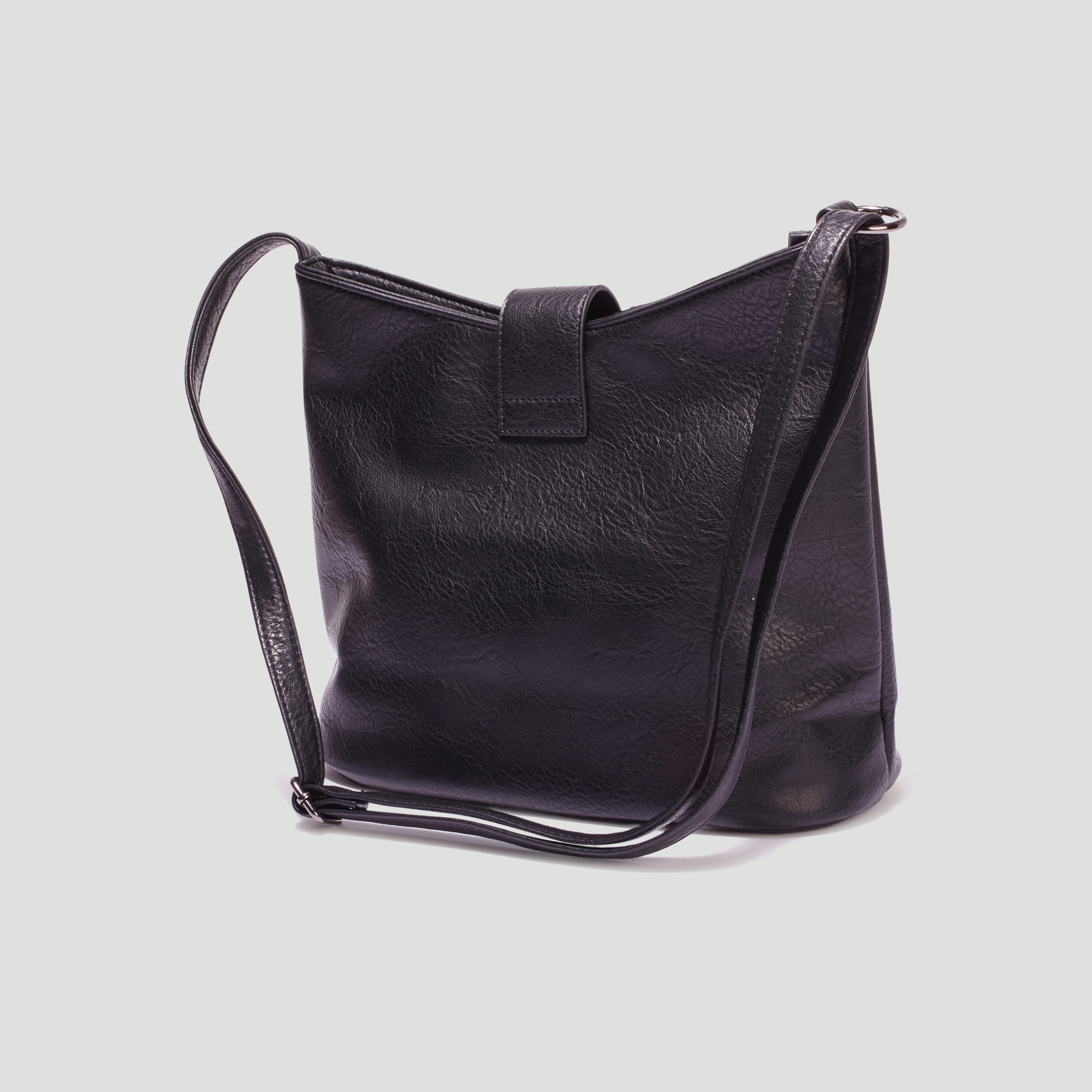 Sac seau avec boucle noir femme | La Halle