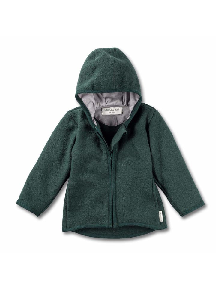 Hofbrucker Wollwalk Jacke in Waldgrün günstig kaufen 74/80