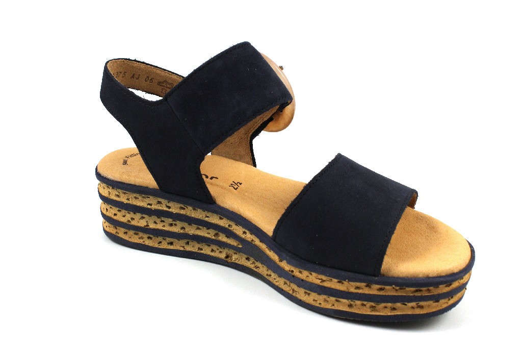 GABOR Klassische Sandalen blau