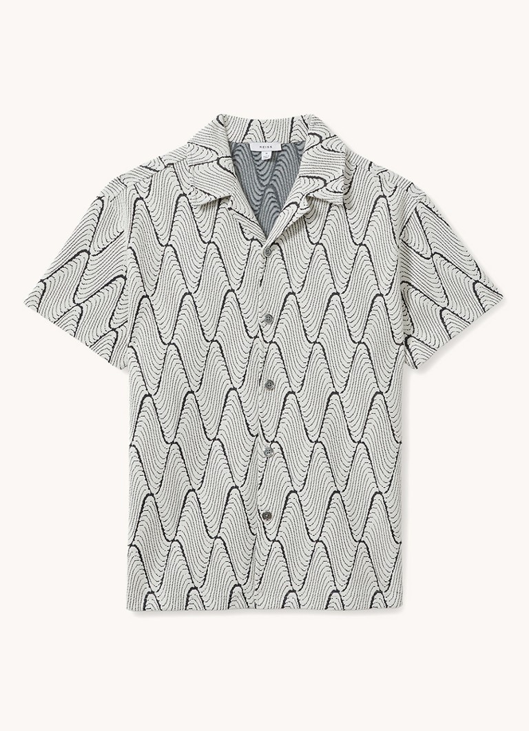 Reiss Enzzo-skjorte med grafisk trykk