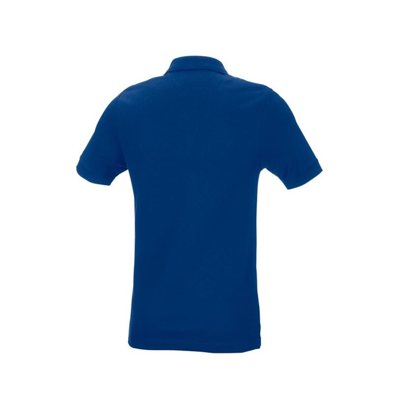 e.s. Piqué-Polo cotton stretch, slim fit