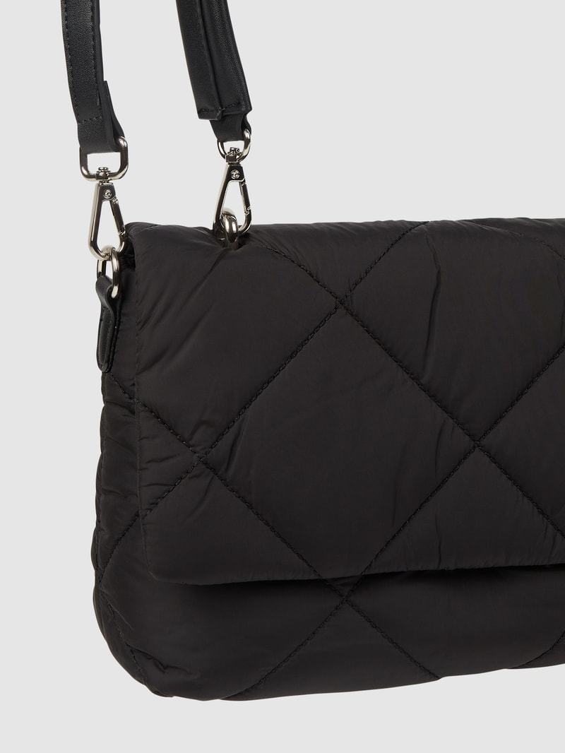 Crossbody Bag aus Textil in schwarz