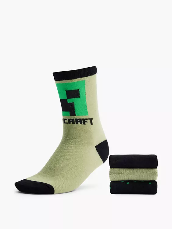 Minecraft 3er Pack Socken