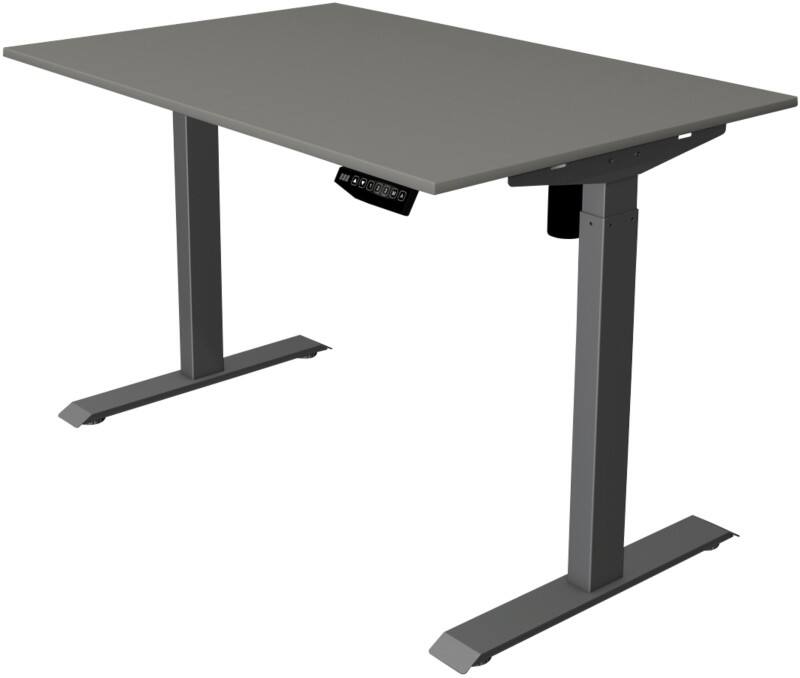Kerkmann 10181012 Move 1 Elektrisch Höhenverstellbar Sitz-Stehschreibtisch Rechteckig Melamin;Stahl Anthrazit 1.200 x 800 x 1.230 mm