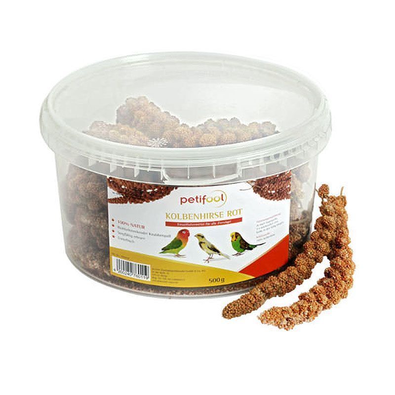 Petifool Snacks Petifool Kolbenhirse rot 500g