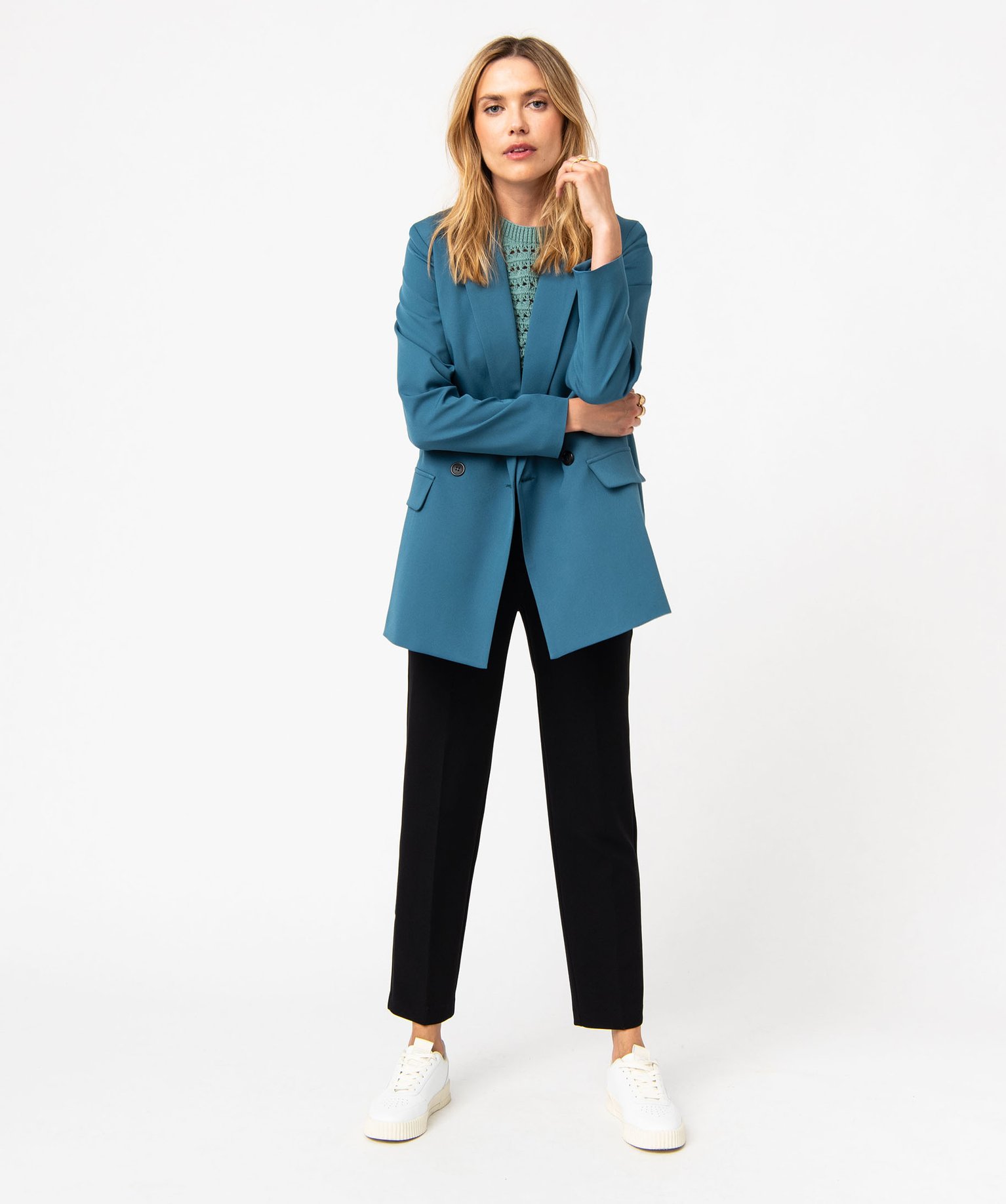 Pantalon de tailleur femme noir | GEMO