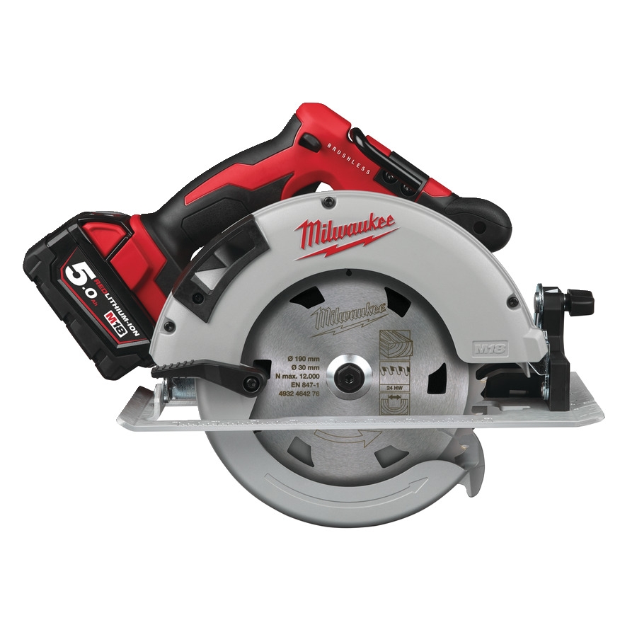 Milwaukee 4933464590 M18 BLCS66-502X Akku-Kreissäge 18V 5,0Ah Li-Ion Bürstenlos