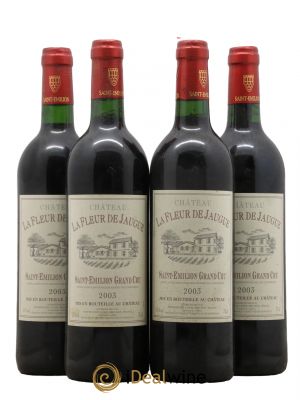 Saint-Émilion Grand Cru Fleur de Jaugue 2003 - Lot de 4 Bouteilles