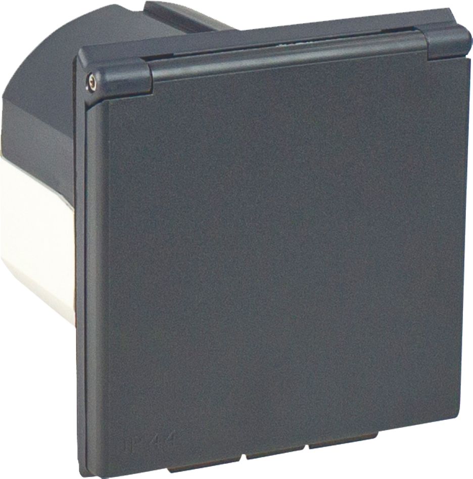 Schwabe 61493 Priză încorporată CEE camping 230V/16A IP44 3 poli Negru