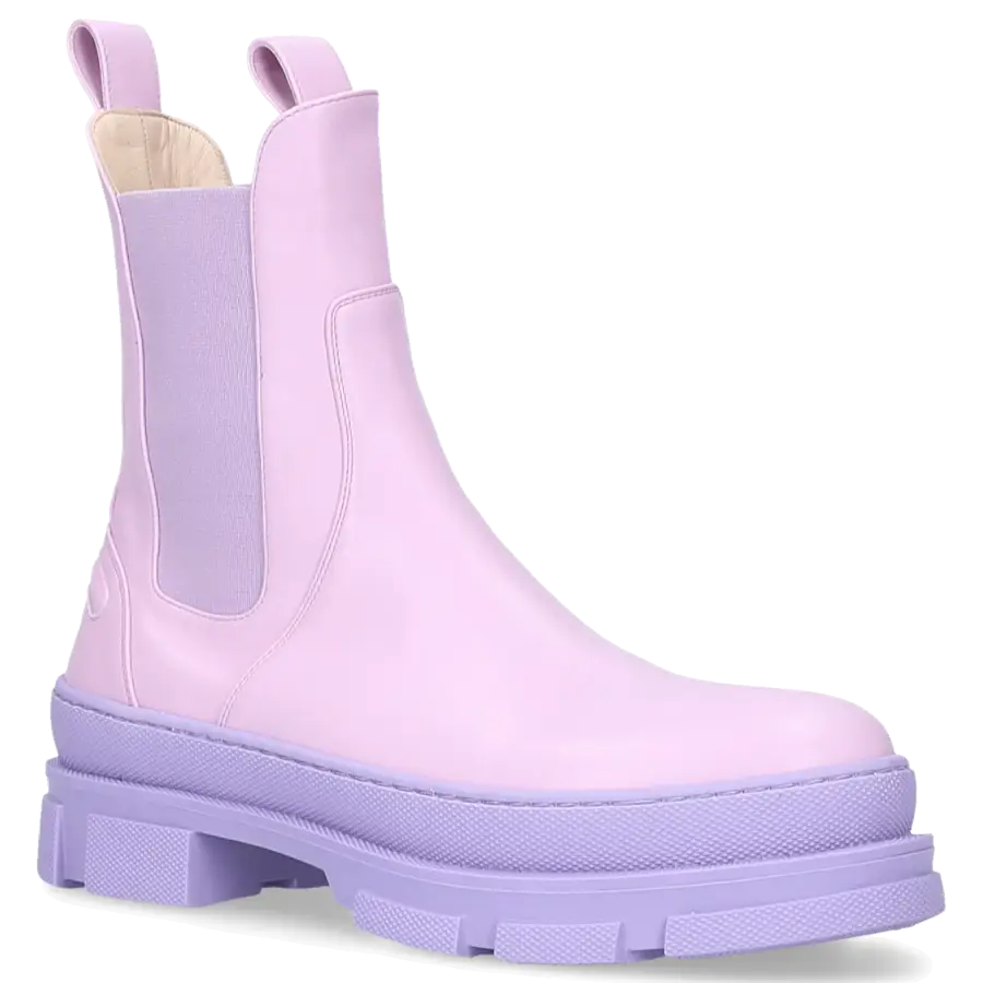 Bettina Vermillon - Chelsea Boots SIMONE Kalbsleder - lila