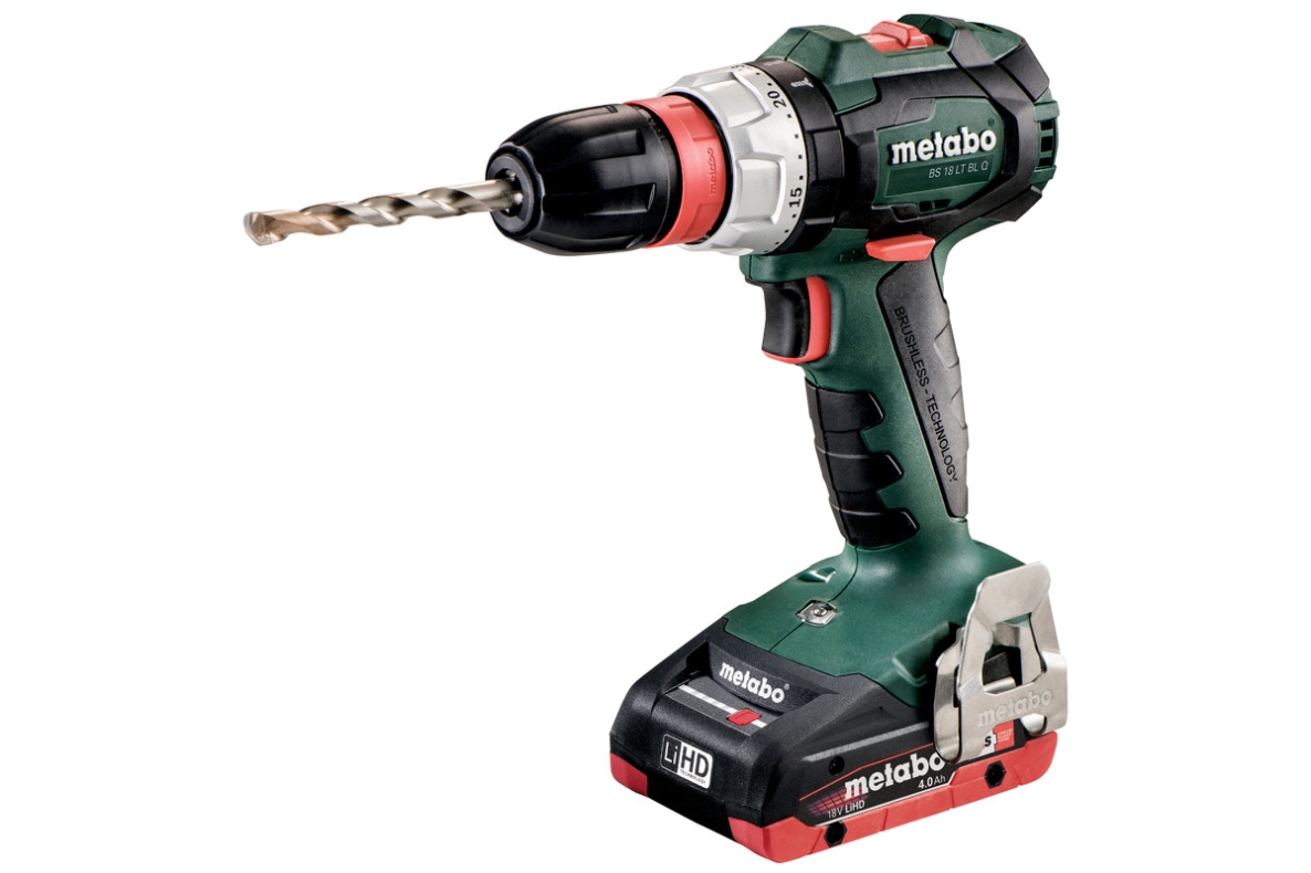Metabo BS 18 LT BL Q Kompaktní akumulátorový vrtací šroubovák 18 V 4,0 Ah LiHD 602334800