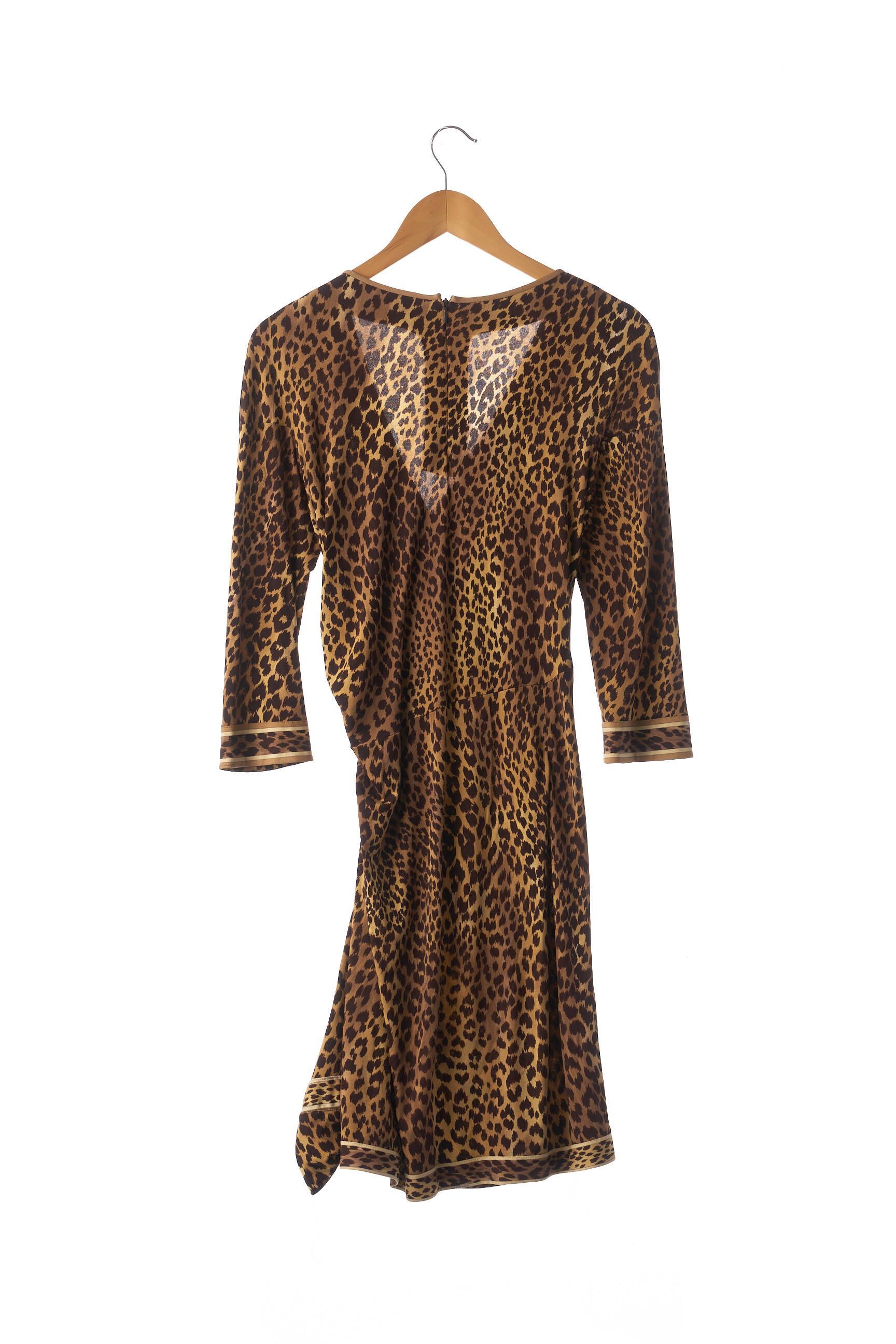 Leonard Paris Robes Mi Longues Femme couleur marron