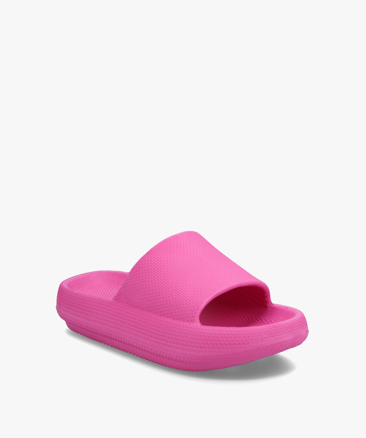 Mules de piscine femme unies à semelle plateforme fuchsia | GEMO