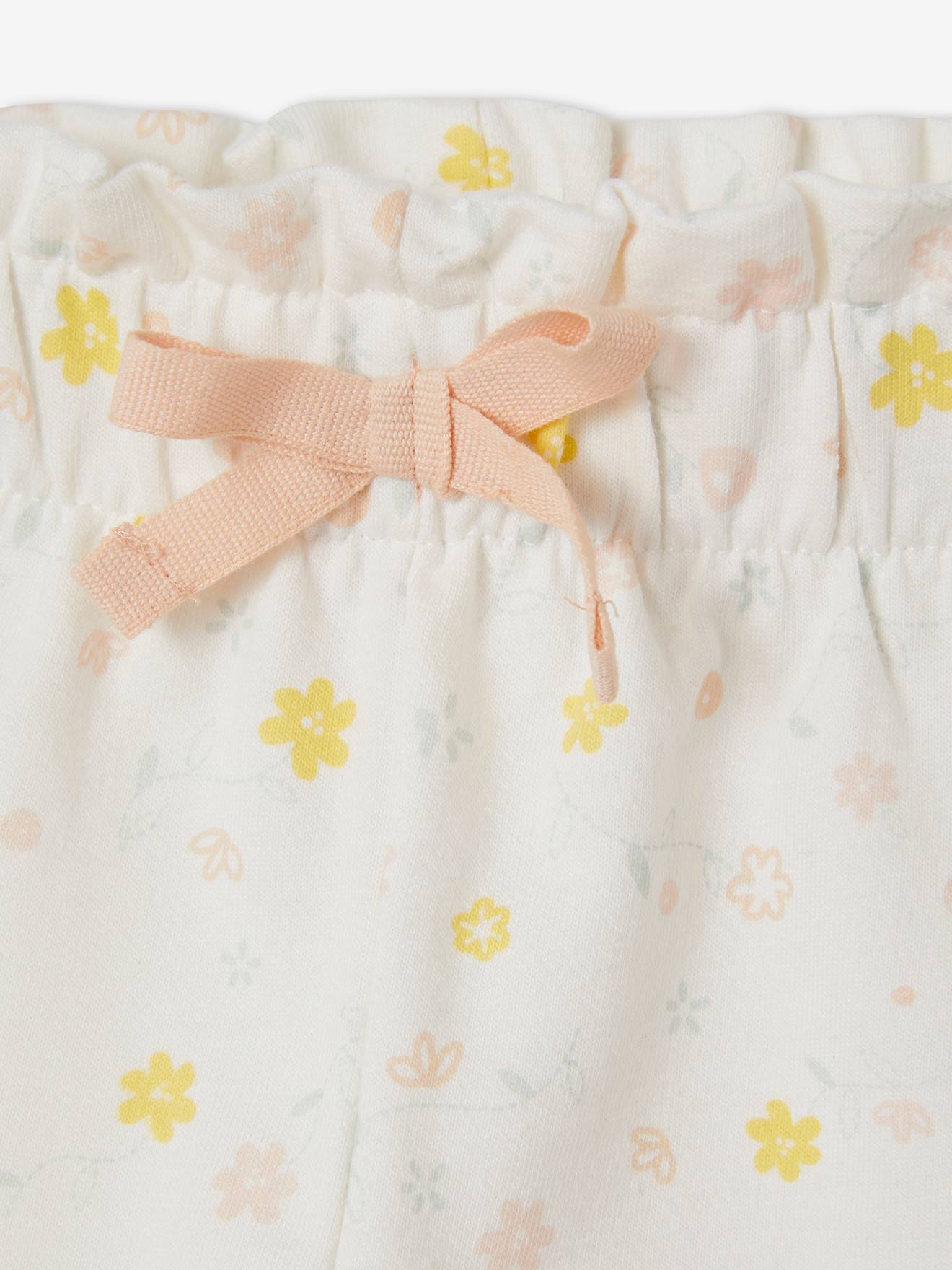 Legging bébé fille DS® Minnie blanc imprimé