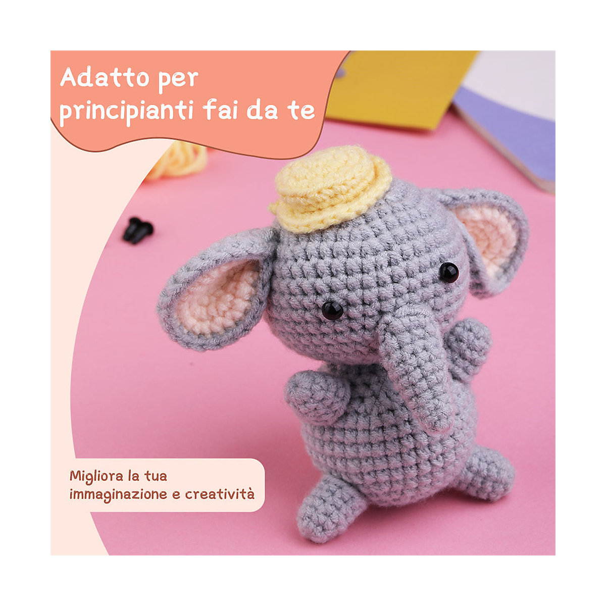 Elefant Häkelset für Anfänger Erwachsene und Kinder Häkelsets für Kinder
