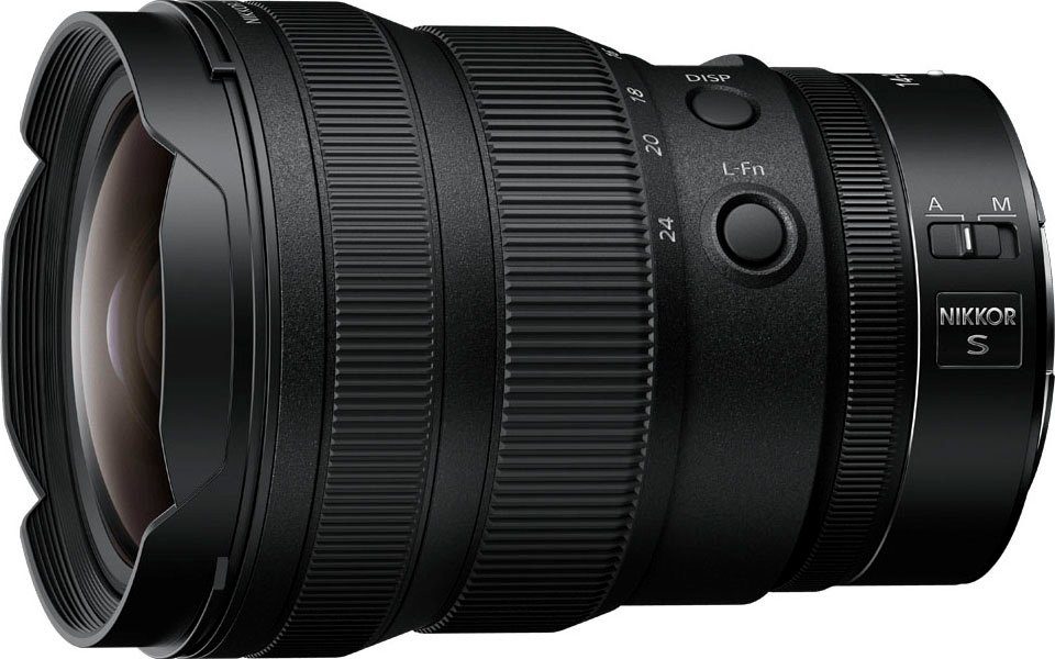 Nikon NIKKOR Z 14-24 mm 1:2.8 S Objektiv, (INKL. HB96, HB97, CL-C2)