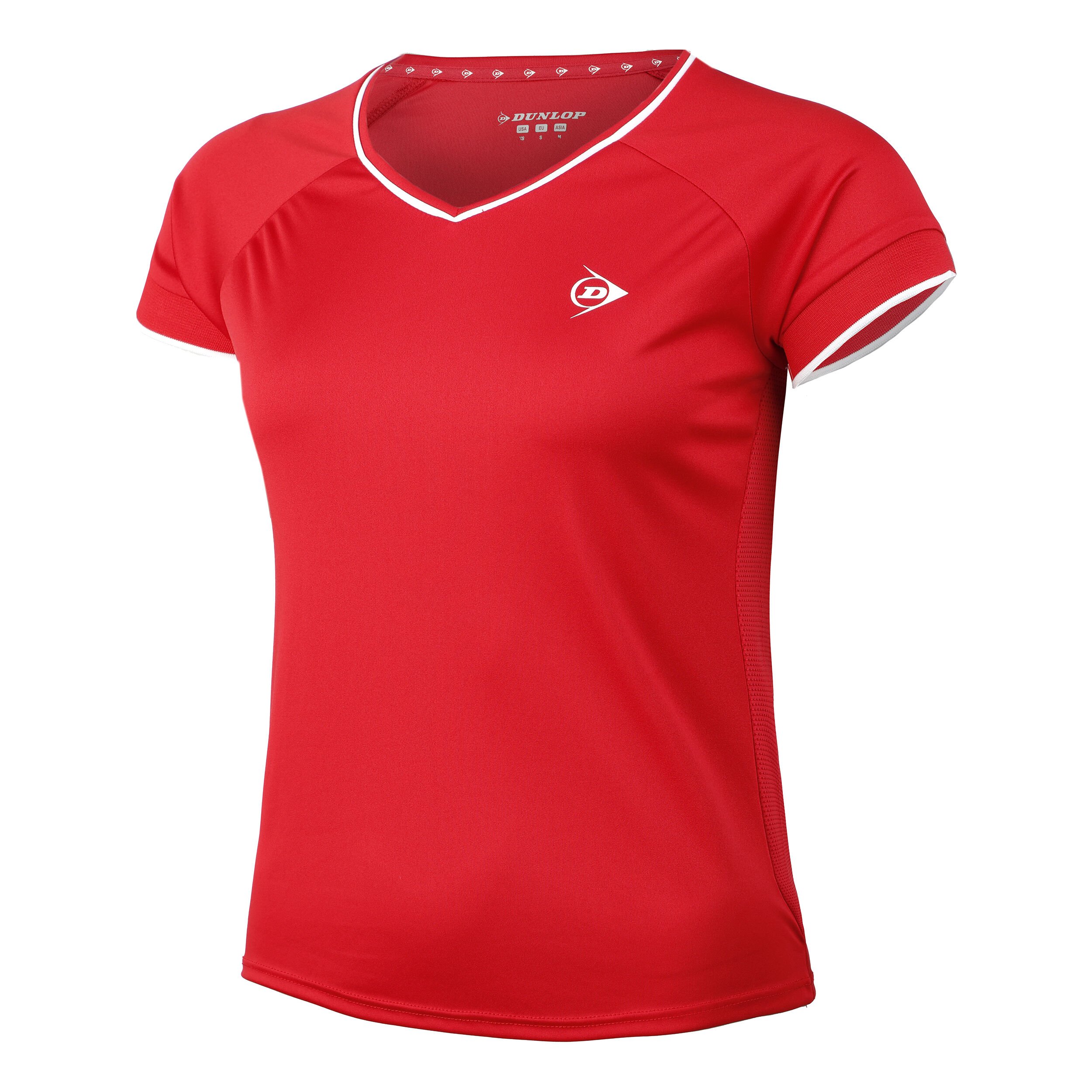 Club Line Crew T-Shirt Damen - Rot