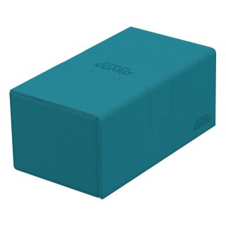 Ultimate Guard Twin Flip`n`Tray 200+ XenoSkin Monocolor - Petrolblau