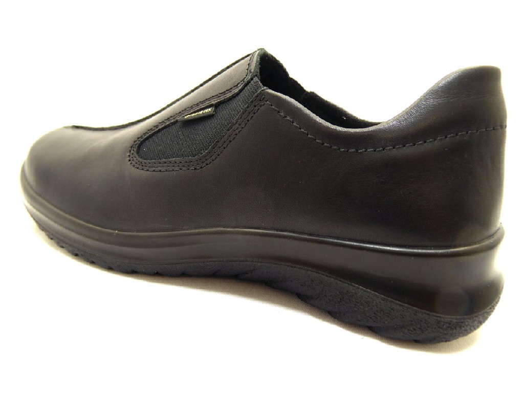 SUPERFIT Sportliche Slipper schwarz Halbschuh Leder  SOFTBOOT 4.0