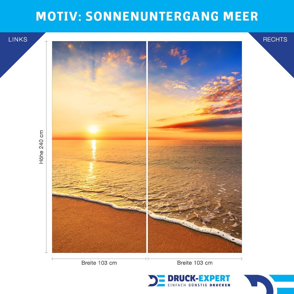 DRUCK-EXPERT Duschrückwand Premium Duschrückwand - langlebiger Fliesensticker aus 0,4 mm selbstklebenden Hart-PVC