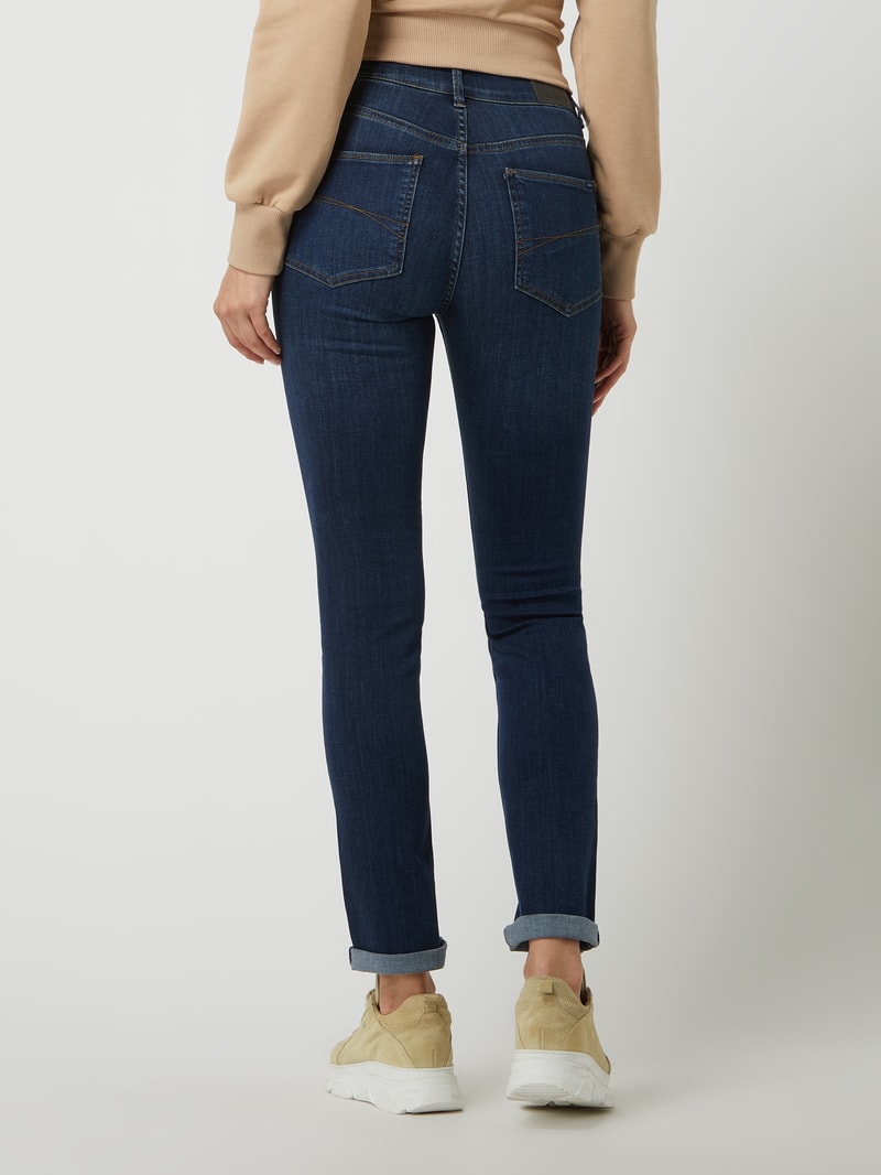 Slim Fit Jeans mit Stretch-Anteil Modell 'Caro' in blau