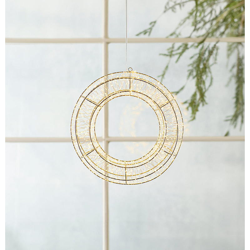 Home Dazzle dekorring ø 40 cm m/LED