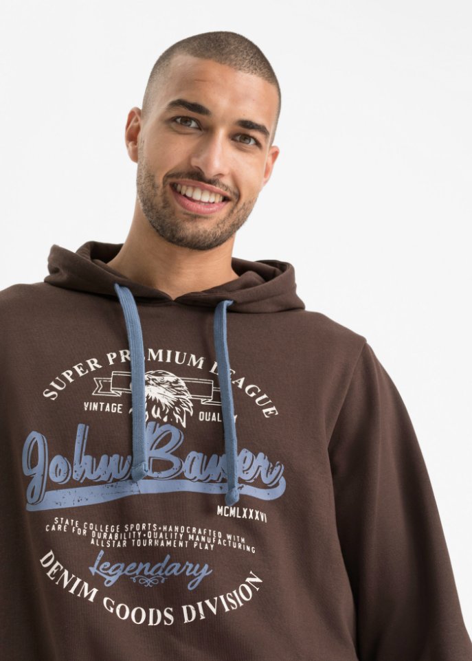 Kapuzensweatshirt mit Komfortschnitt