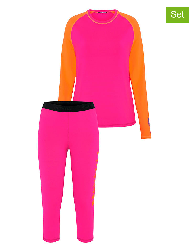 Chiemsee 2tlg. Sportwäsche-Set in Pink/ Orange günstig kaufen
