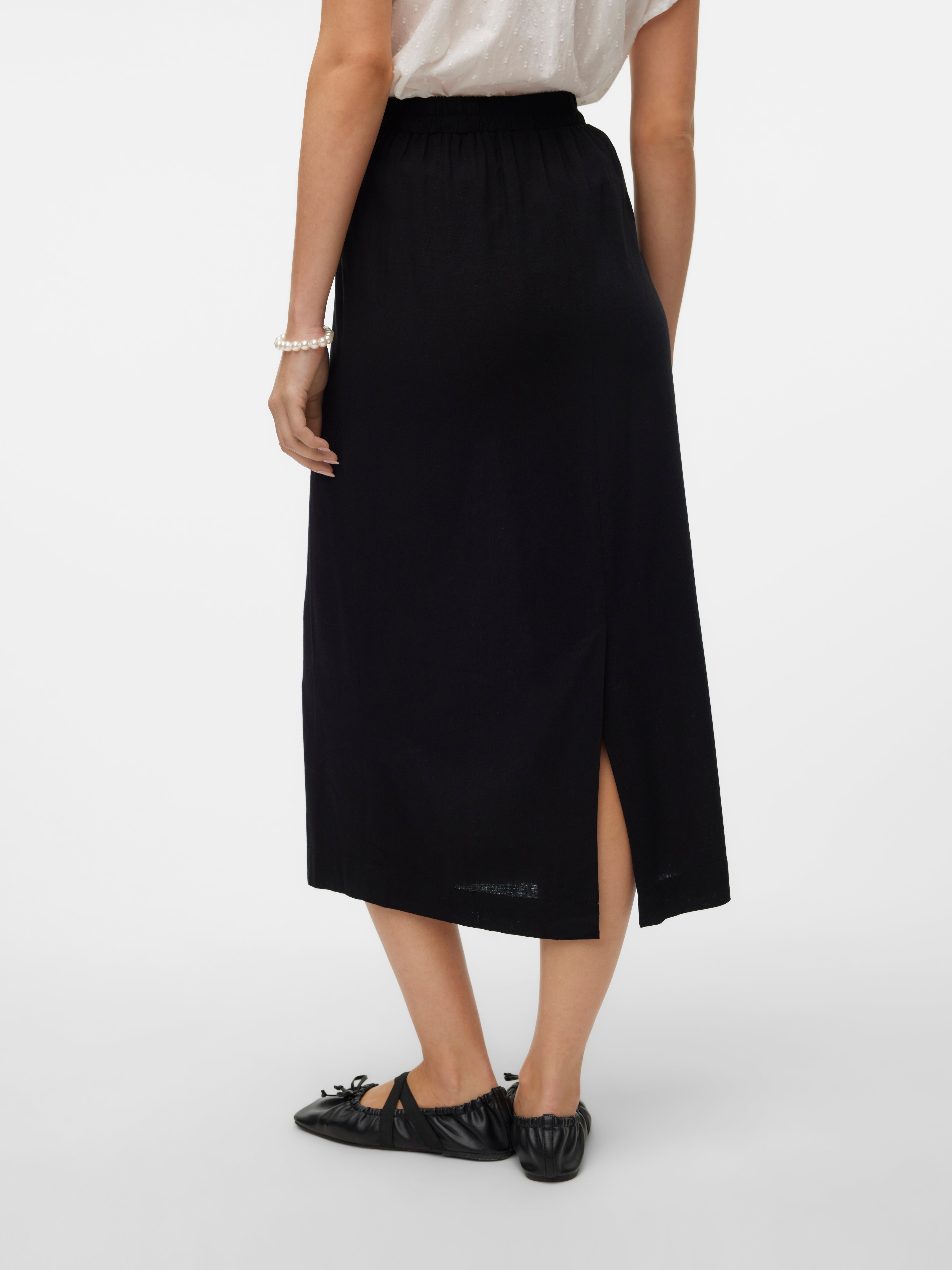 VMMYMILO Hohe Taille Langer Rock
