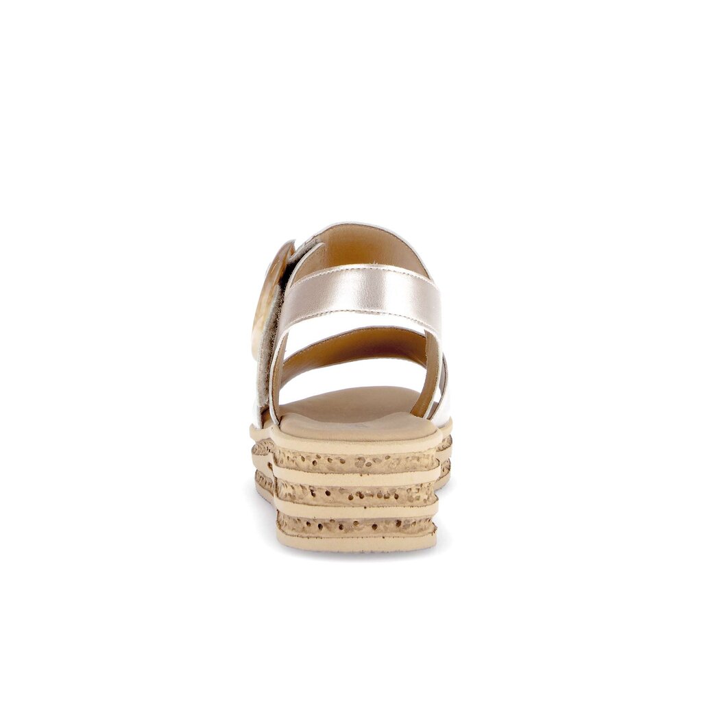 Gabor fashion Riemchensandale gold