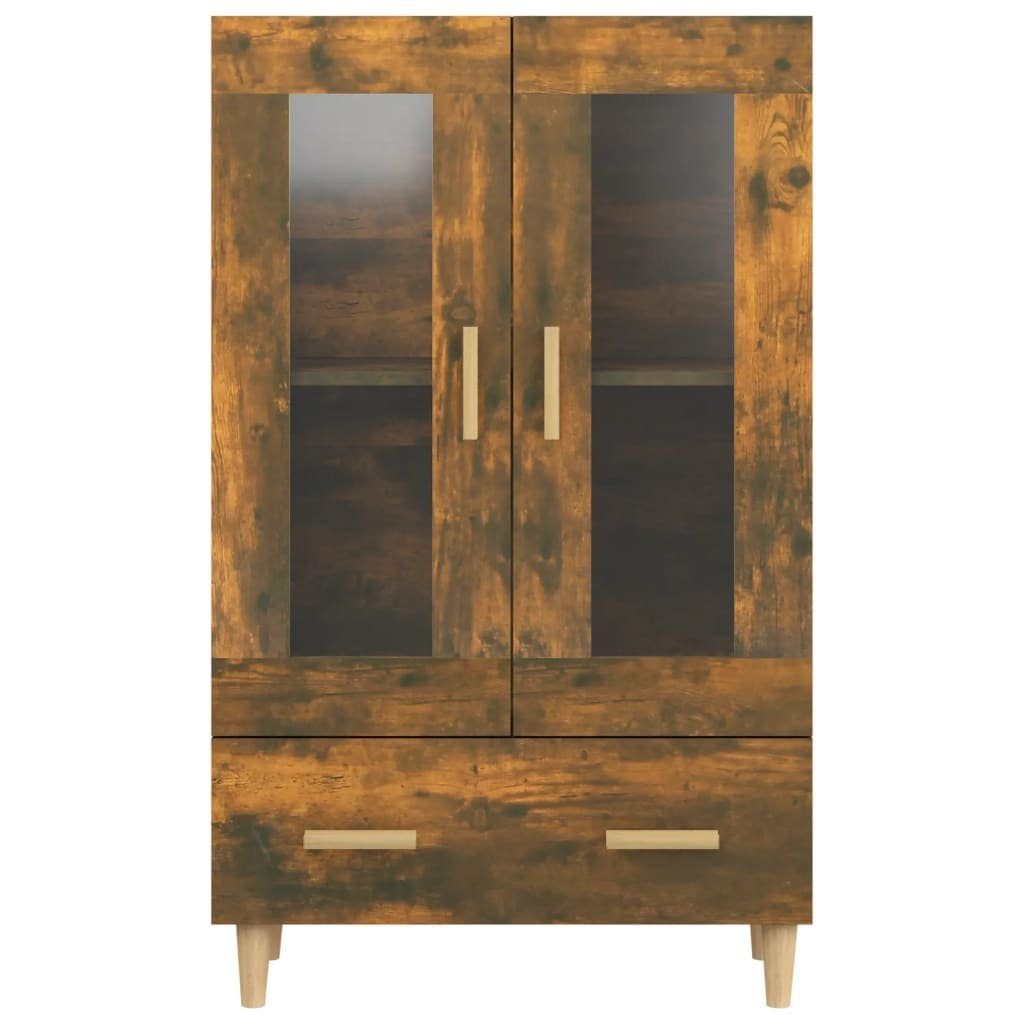 vidaXL Sideboard Highboard Räuchereiche 70x31x115 cm Holzwerkstoff (1 St)