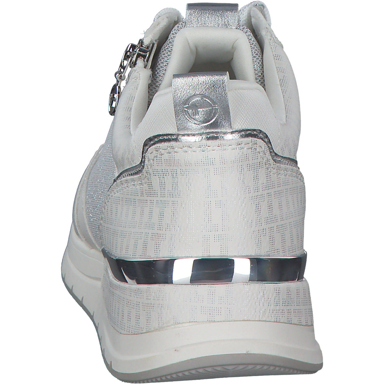 Tamaris 23732, Sneakers Low, Damen, WHT/SILVER COM