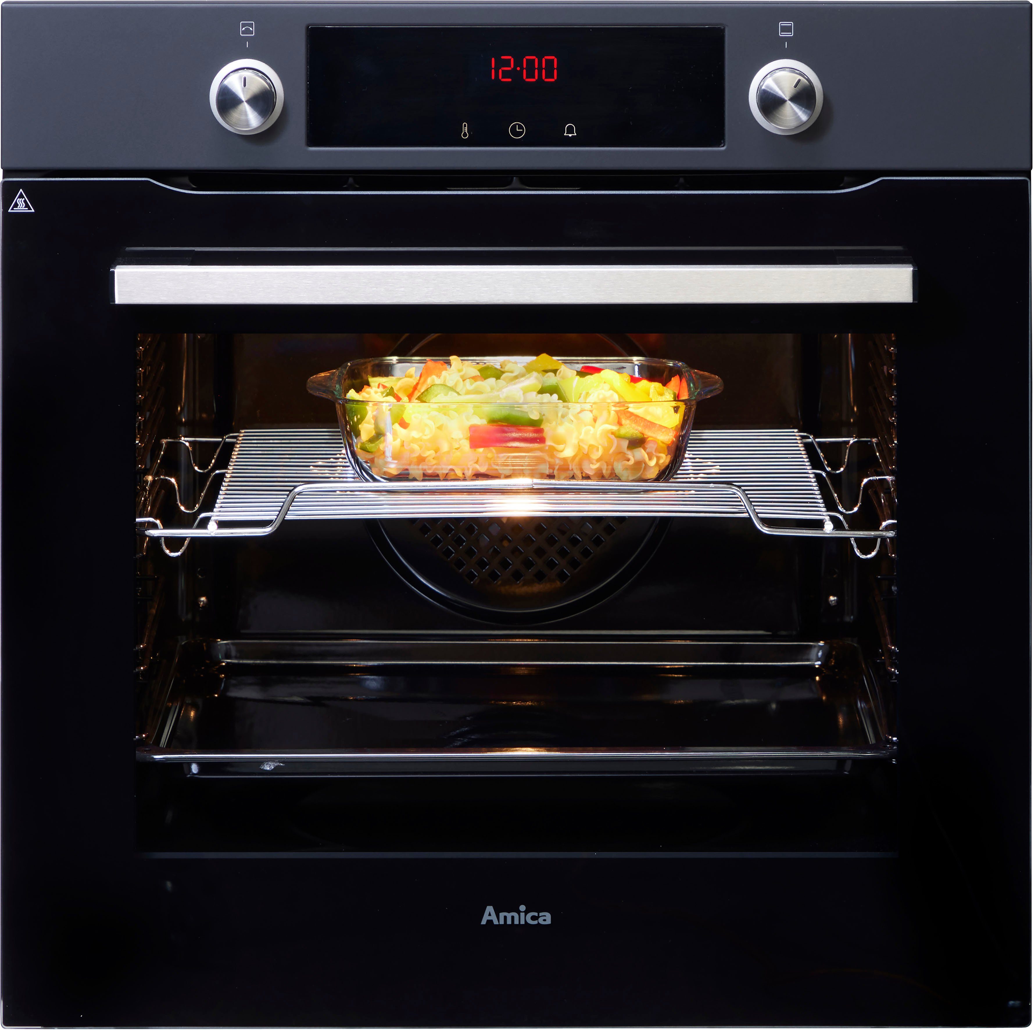 Amica Pyrolyse Backofen EBPX 945 600 SM, Pyrolyse-Selbstreinigung, XXL-Garraum