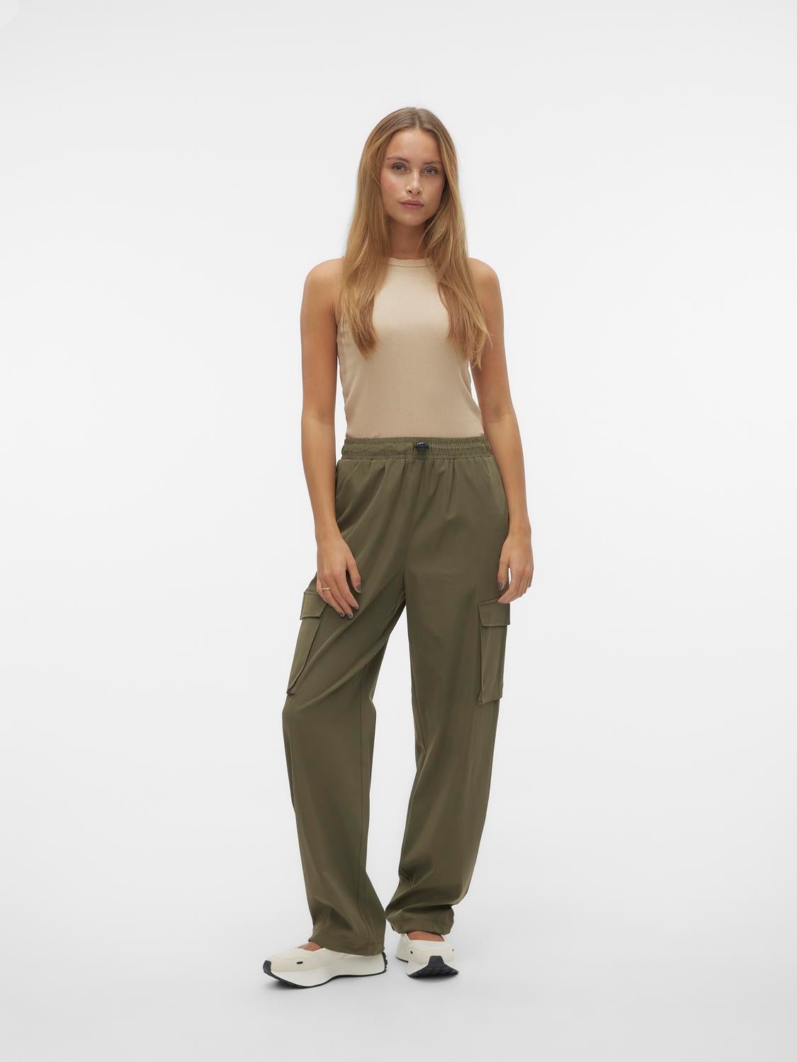 VMPEPPER Hohe Taille Cargohose