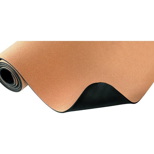 YOGA-MATTE (TPE) - KORK/GRAU