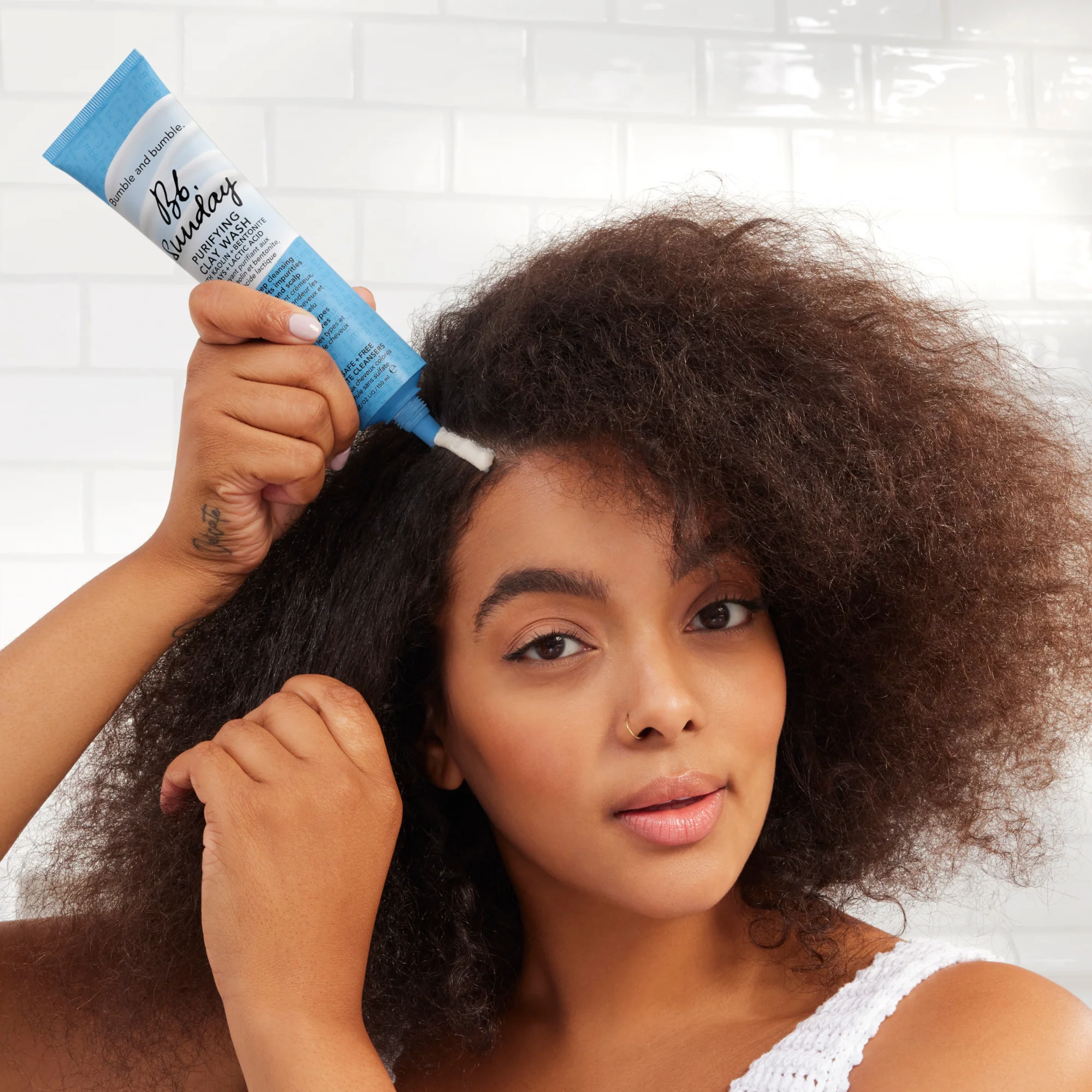 Spălare cu argilă purificatoare Sunday - Șampon purificator, Tratament pentru scalp