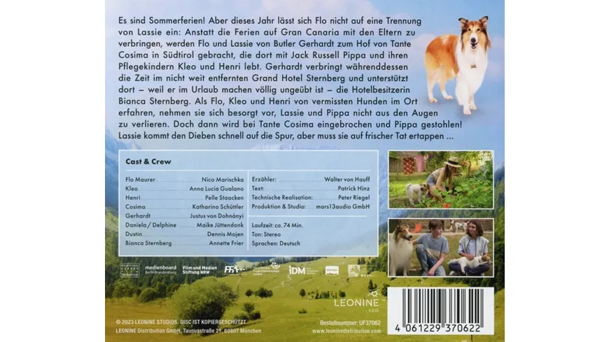 Lassie-ein neues Abenteuer (Hörspiel zum Kinofil