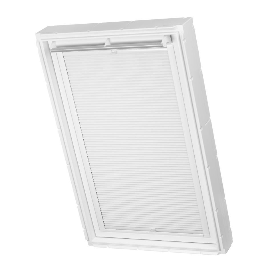Dachfensterplissee Dachfenster passend für Velux Fenster Weiß Verdunkelung CK02, ventanara